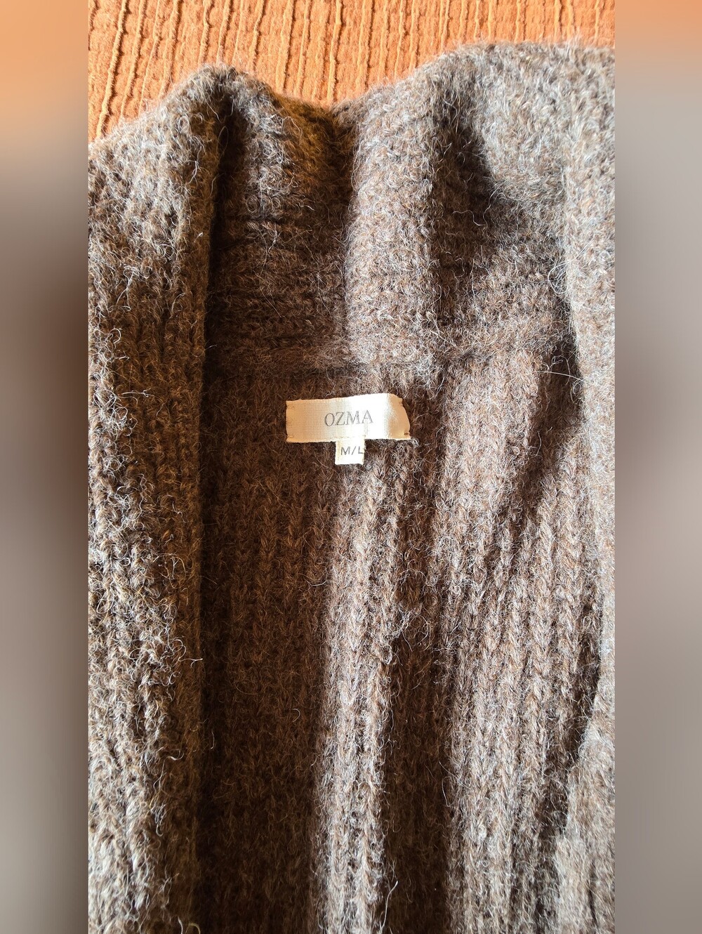 OZMA - Sloan Duster, Alpaca Blend, Barc - Picture 5 of 6